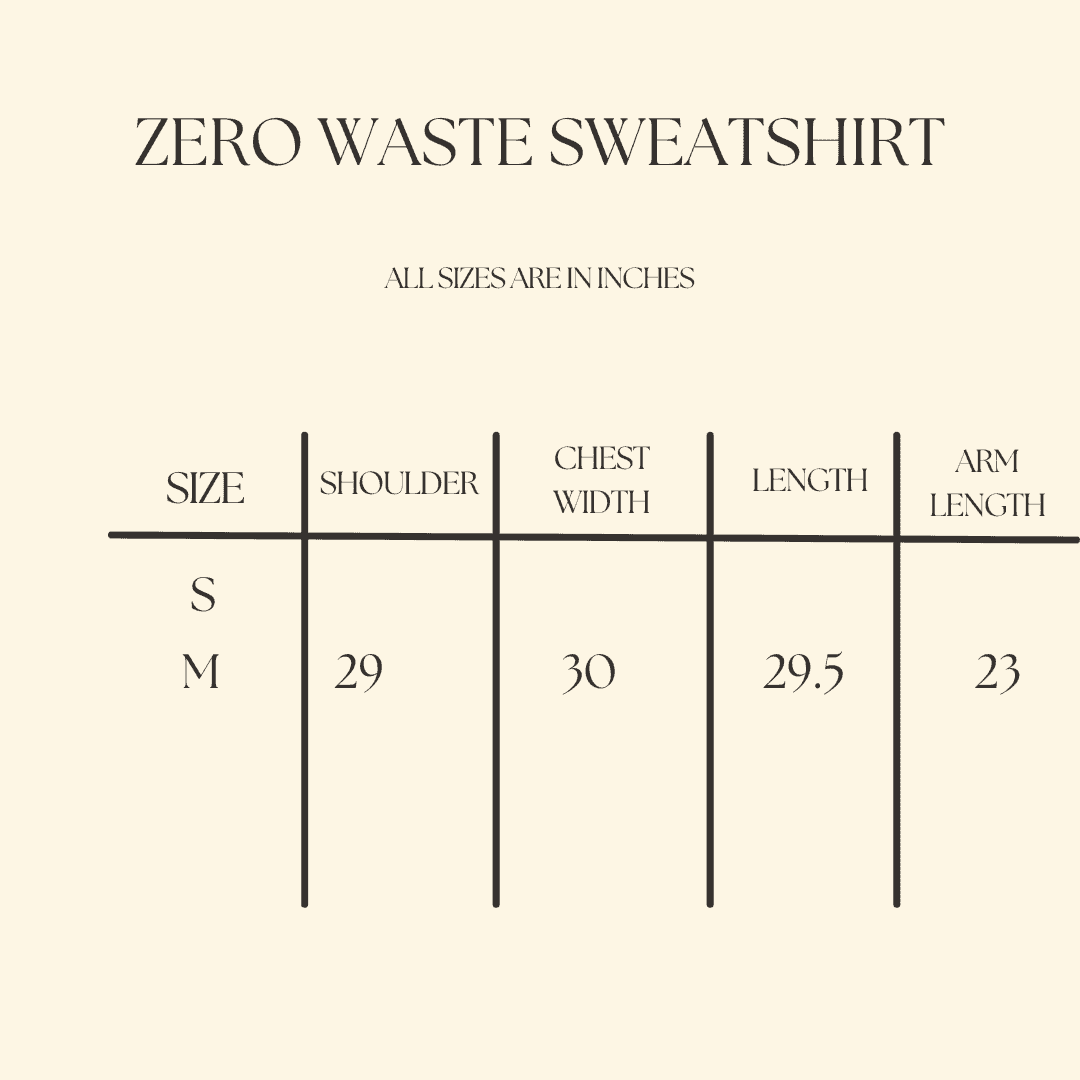 Zero Waste Majnu Sweatshirt