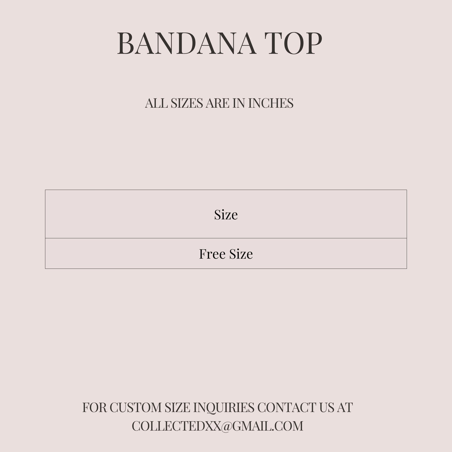 Chameli Bandana Top