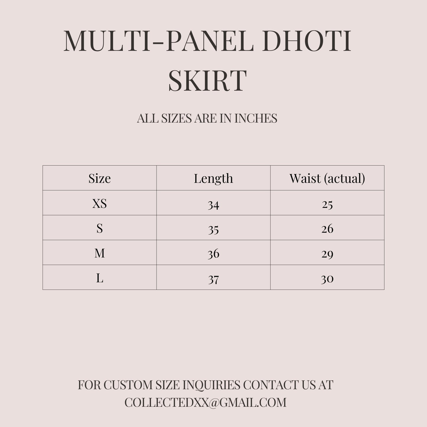 Multi-Panel Dhoti Skirt