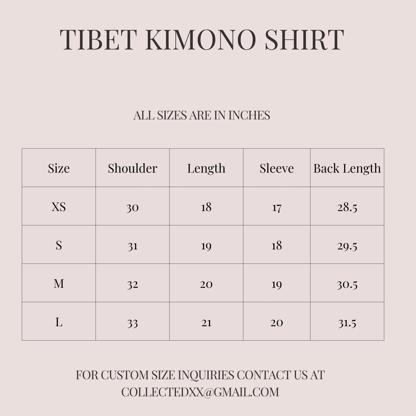 Tibet Kimono Shirt