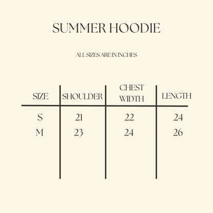 Indigo Summer Hoodie