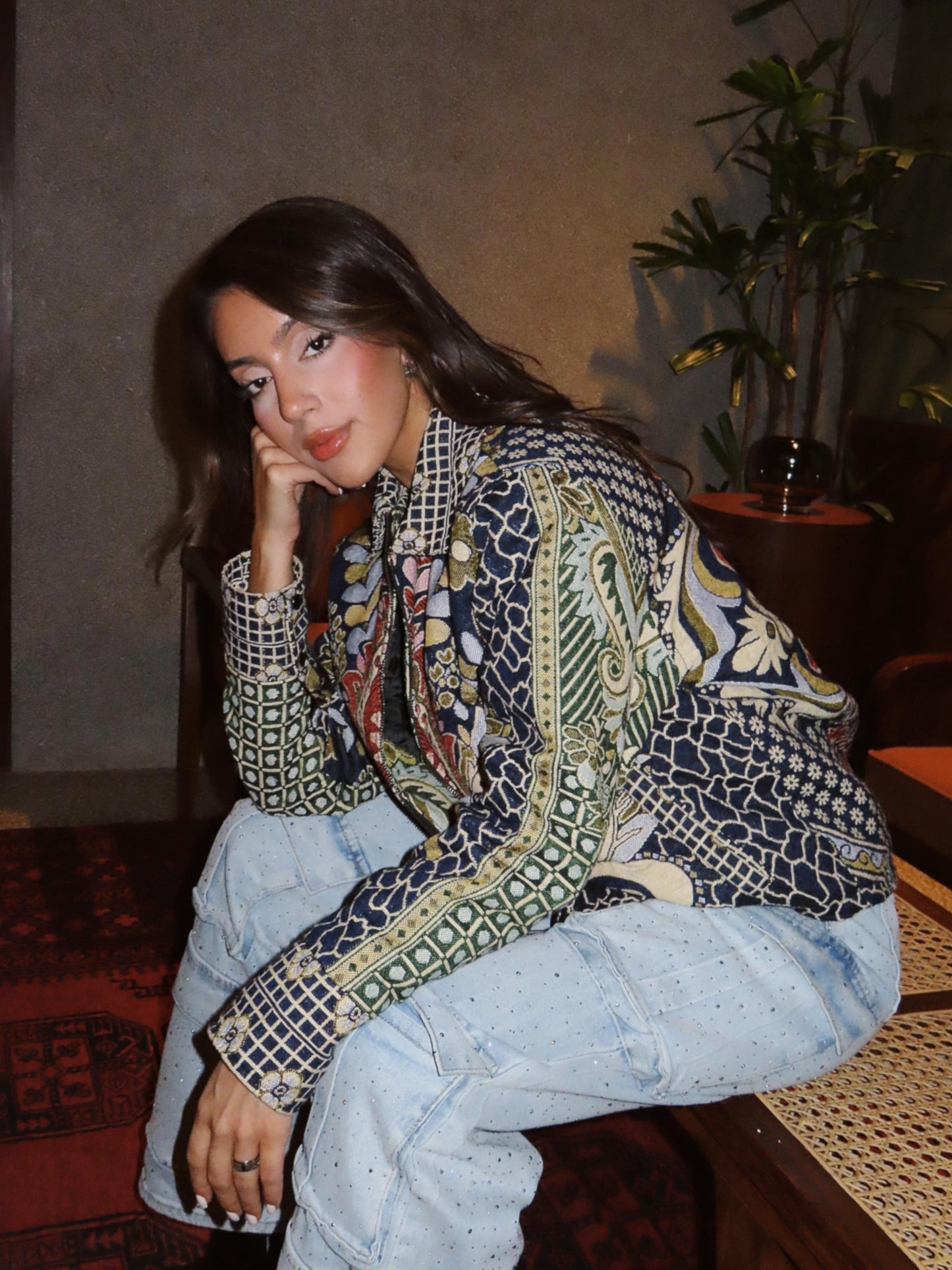 Gul Bahaar Cropped Jacket