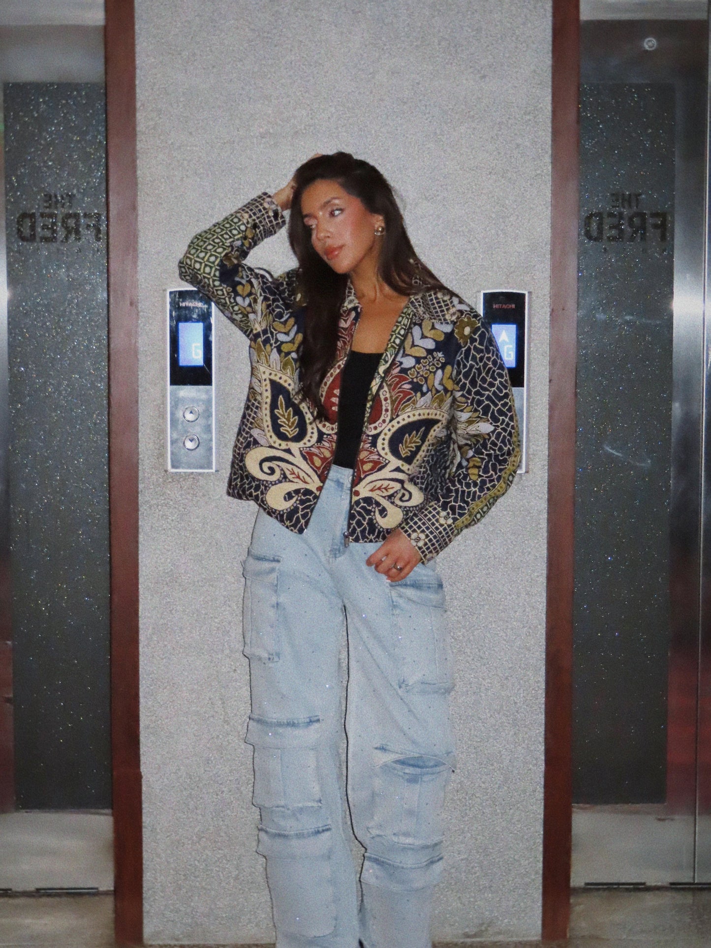 Gul Bahaar Cropped Jacket