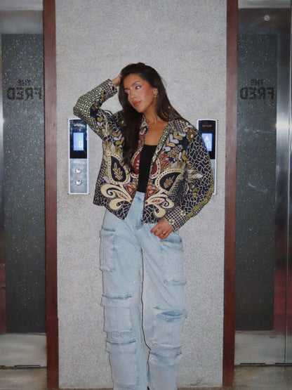 Gul Bahaar Cropped Jacket