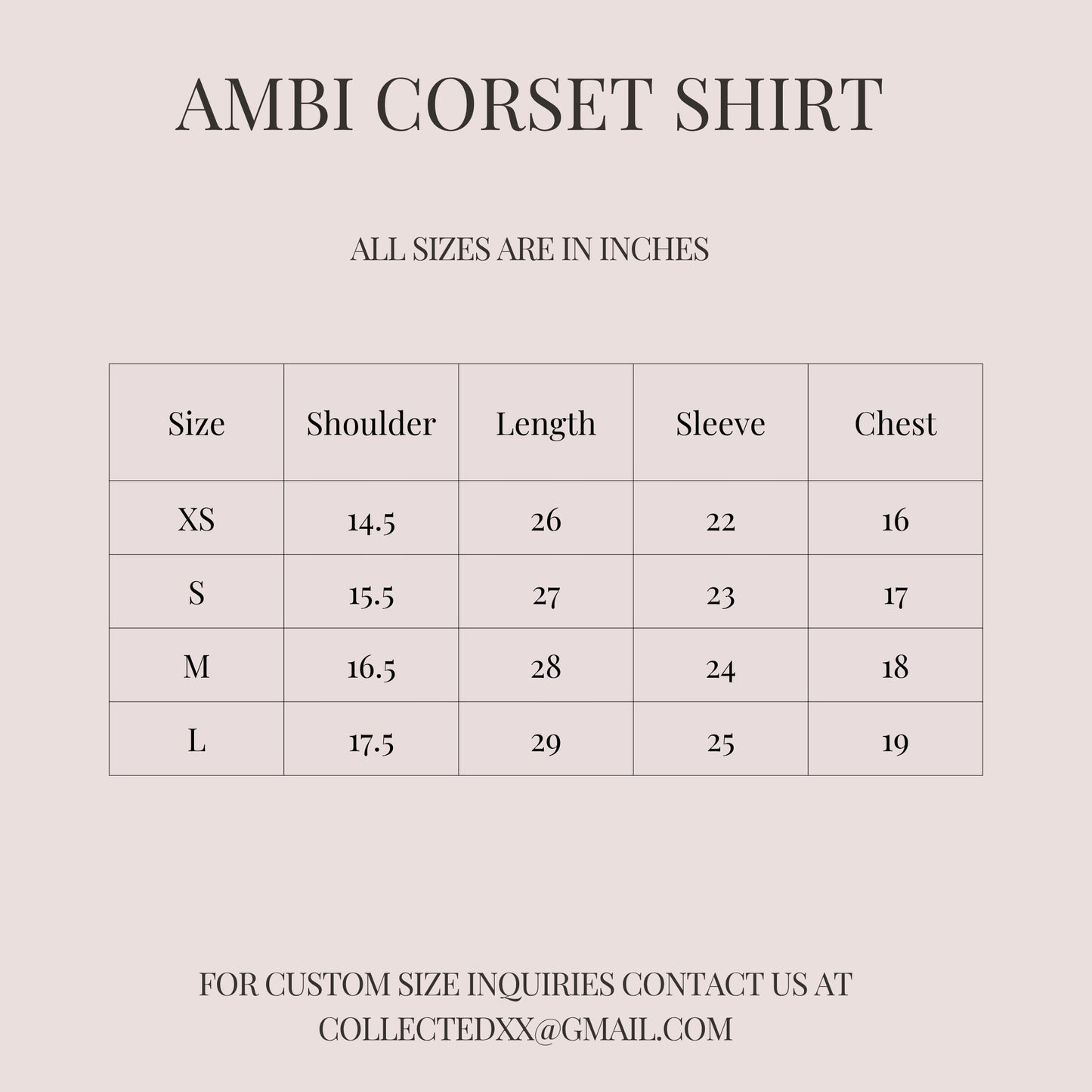 Ambi Corset Shirt