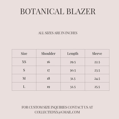 Botanical Blazer