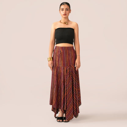 Multi-Panel Dhoti Skirt