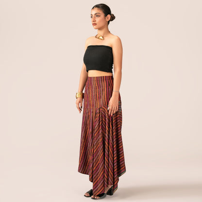 Multi-Panel Dhoti Skirt