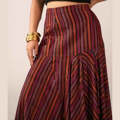 Multi-Panel Dhoti Skirt