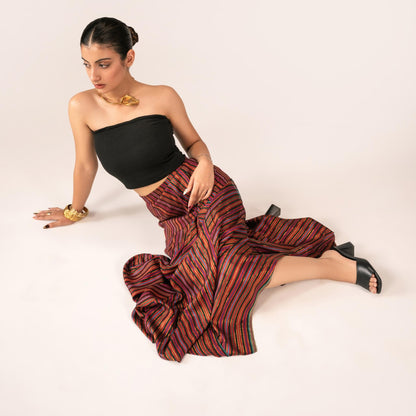 Multi-Panel Dhoti Skirt