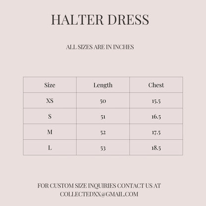 Summer Halter Dress