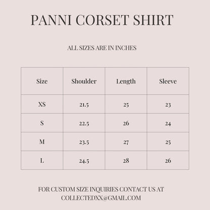 Panni Corset Shirt