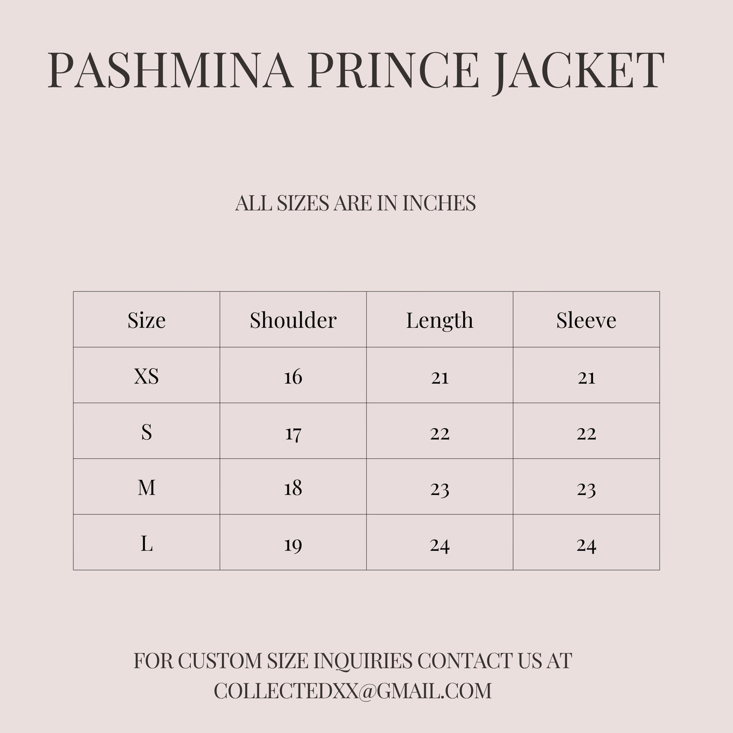 Pashmina Prince Jacket