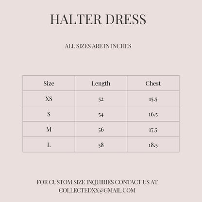 Summer Halter Dress
